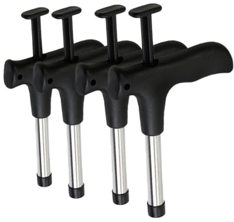 Zerodeko 4 Piezas Abridor Herramienta Perforadora De Acero Inoxidable Con Mango Antideslizante Para Romper Cocos Cocina