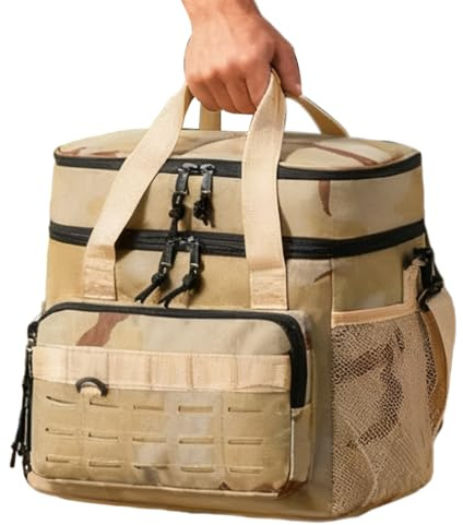 laxreheye Sac Isotherme pour Le Repas de Midi,Glacière Isotherme 19 litres pour Repas,Glacière de Plage - pour Voiture Camping Travail Pique-Nique Golf Extérieur Plage Road Trip Camion Piscine