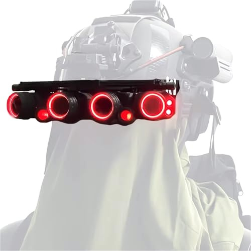 LZAQHMT Taktisches Nachtsichtgerät GPNVG18 (Vier-Augen-Modell) Mit Halterung Airsoft-Helmzubehör Für Cosplay- Und Rollenspiel-Requisiten