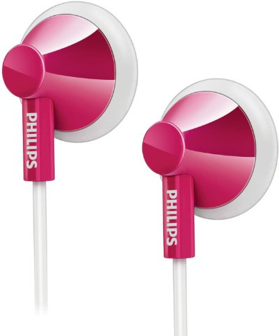 Philips SHE2105PK Écouteurs intra auriculaire pour Lecteur mp3 Rose