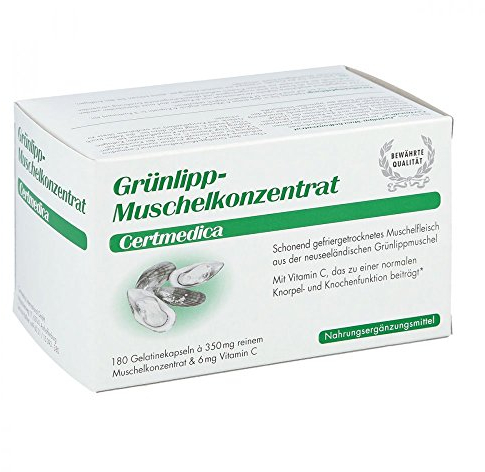 GRÜNLIPPMUSCHEL Konzentrat Kapseln 180 St