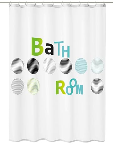 Kleine Wolke Duschvorhang Bathroom, 180 x 200 cm, Mint