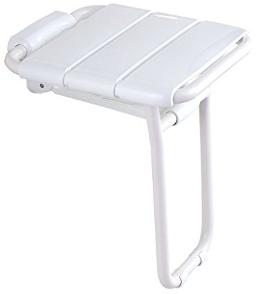 Tabourets de Douche/Bain Pliables ABS Mural monté Changement de Chaussures Tabouret pour Personnes âgées/handicapées siège de Douche Anti-dérapant avec Tabouret en Blanc Max. 200 kg