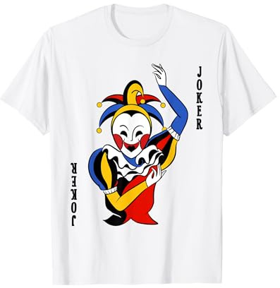 Spielkarte Joker Karte Kostüm Fasching Verkleidung Gruppen T-Shirt