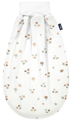 Alvi Baby Schlupfmäxchen Thermo Exclusiv | Pucksack 0-3 Monate | Baby-Schlafsack 100% Baumwolle | Winterschlafsack waschbar | Strampelsack