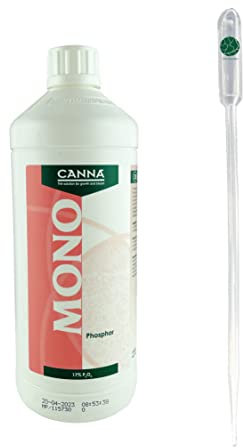 Canna Mono Phosphor 1 L Zusatzdünger flüssig Magnesium Eisen Calcium Dünger + Pipette
