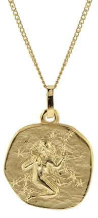 trendor Halskette mit Sternzeichen Jungfrau Gold 333/8K Ø 16 mm 41920-09-45 45 cm