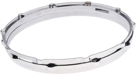 1 Paar Snare Drum Hoop Ring Rim Aluminiumlegierung for 14'' Snare Drum Percussion Instrument Teile Zubehör (Color : Style A-1Pair)