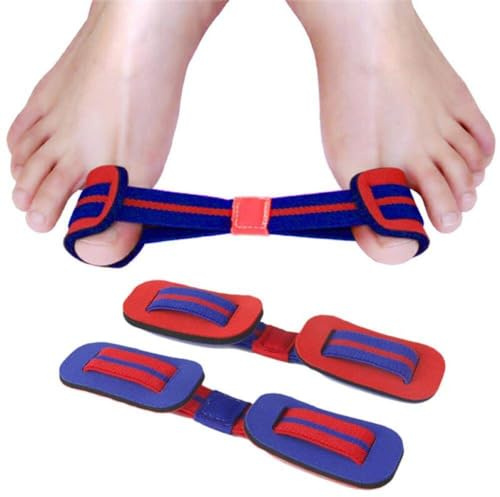 Banda De Entrenamiento para Cinturón Hallux Valgus, Ejercitador De Nailon para Enderezar Pulgar, Banda De Ejercicio para Dedo Gordo del Pie, Cinturón Correctivo, Banda Elástica Correctiva