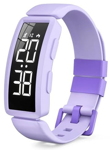 Schrittzähler ohne App und Handy Mädchen Junge Teenager Kinder Fitnessuhr Damen Fitness Armband Schlaftracker Fitnessarmband Uhr Digital Armbanduhr Laufuhr Kalorie Distanz Sport Fitness Tracker Wecker
