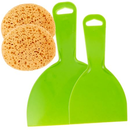 ANDRESLAD 2pcs Textured Sponge Wall Sticker for Ceiling Texture Drywall Painting DIY Wall Repair