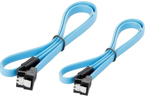 ZHHSUNY 0.5 m cable SSD SATA 3 HDD con enchufe recto de ángulo recto de 90 grados, hasta 6 Gbps (2)