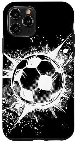 Coque pour iPhone 11 Pro Soccer Ball Splash Football Pitch