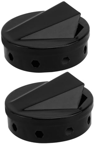 SUPVOX 2 Juegos Caja De Estufa De Gas Guantes De Cocina Horno Al Aire Barbecue Carvao Bandeja Para Ahumar A La Parrilla Black Esmalte 2 Piezas * 2