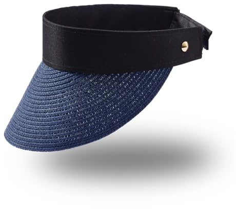 Eigso Damen Schirmmütze Reisenhut Strandhut Sonnenhut für Frau Bambus Visor Caps