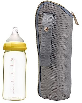 Kisangel 2stücke Isolierte Tragetasche für Babymilchflaschen Kompaktes Design Leicht zu Reinigen mit Stabilem Griff Passend für Handelsüblichen Babyflaschen