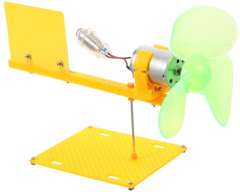 INOOMP Generatore Eolico Ventola Piccolo Motore Eolico Per Uso Domestico Giocattolo Per Esperimenti Scientifici Motore Continua Educativo