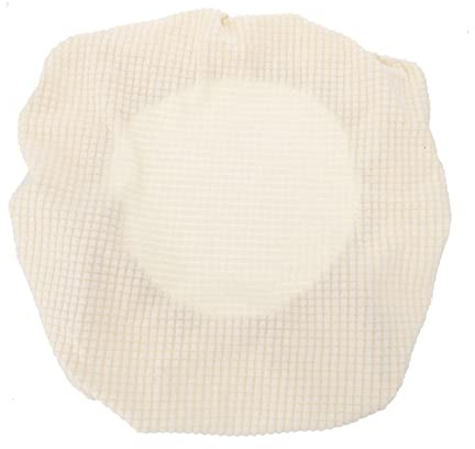 Mobestech Beiger Elastischer Stuhlsitzbezug aus Polyester für Bürostuhl mit Knitterfreiem Material für Hochzeit und Dinner