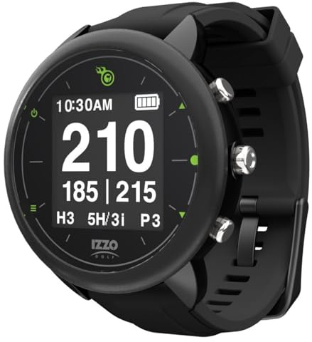 Izzo Golf Swami Golf GPS Watch with Personalized Club Suggestions