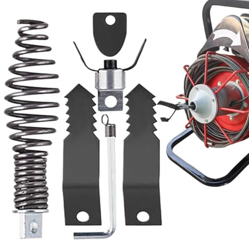 Punta di coclea per trapano,Testa di taglio per scarico di tubi | Strumento idraulico con per riparazione e manutenzione domestica, bagno e cucina