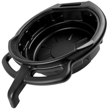Alipis Bandeja de Drenaje de Aceite para Motor de 10L en PE Color Negro Fácil Almacenamiento E Instalación Sencilla para Uso en Taller
