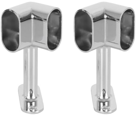 Alide Lot De 2 Supports De Tringle D'angle Pour Penderie, Robustes, À 90 °, Avec Vis