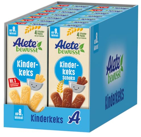 Alete Kinderkeks Mischkarton, 14 × 180 g (Sortenmix)