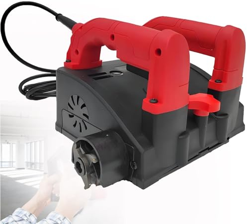 Electric Wall Planing Machine, Concrete Shovel, Shovel Wall Machine, Handheld Power Wall Scraper Planner Adjustable Depth 0.04-0.16in for Removing Paint Putty and Coatings 1680W Ordinaryknife