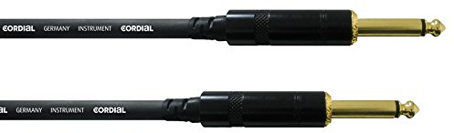 CORDIAL CABLES Guitar Cable 1.5 m Jack Instrument Cable Essentials Electric Guitar Lead Jack Straight