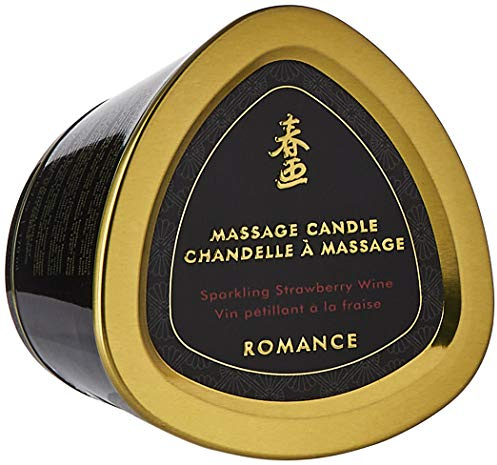Shunga E25761 Massagekerze Romance, Erdbeere