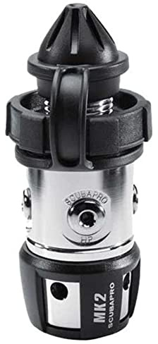 SCUBAPRO MK2 DIN300 Evo Atemregler für Kaltwasser, Uni, Erwachsene, SilverBlack, Uni