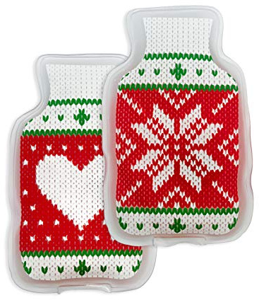 Helmecke & Hoffmann 2er-Set Handwärmer | Design: Wärmflasche | Taschenwärmer | Taschenofen | Fingerwärmer | Wärmekissen