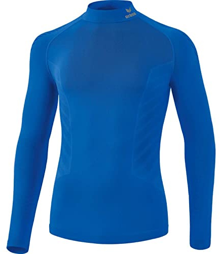 Erima unisex - barn Athletic Långärmad tröja med polokrage funktionsunderkläder (2252113), new royal, XS