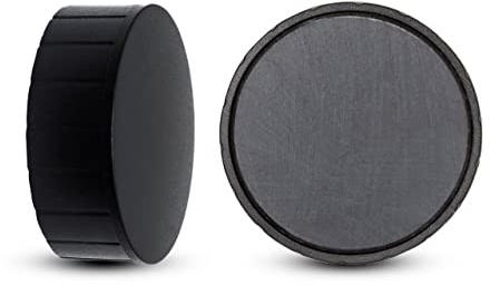 MAUL Aimant MAULsolid, Lot de 2 Gros aimants puissants à Usage Multiple, aimants Ronds au Design Moderne, Ø 38 x 15,5 mm, Charge jusqu'à 2,5 kg, Noirs