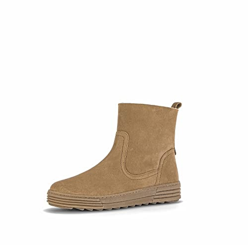 Gabor Damen Klassische Stiefeletten, Frauen Boots,Wechselfußbett,Best Fitting,Lammfell,Warmfutter,Bootee,Lion (Natur),38.5 EU / 5.5 UK