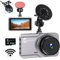 Diamond Lark Dash Cam 2K Front and 1080P Rear Built-in WiFi, Car Camera Dashcam with 32G Card, 3'' LCD Screen, 170°Wide Angle, Night Vision, WDR, 24H Parking Monitor, Loop Recording, G-Sensor