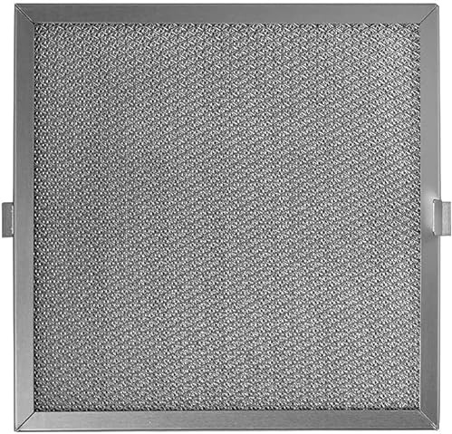 GDE - Filtre à graisse métallique pour Hotte 24,5 x 24,5 x 2,5 cm compatible Novy 906109