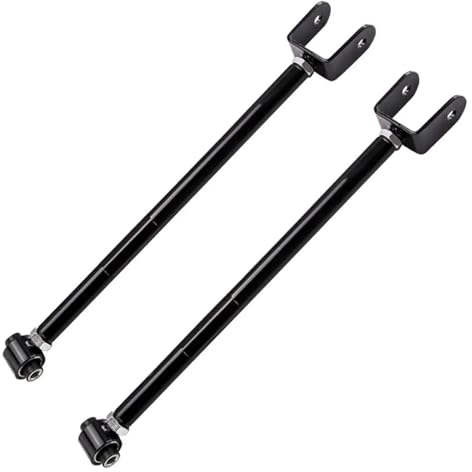 daili store Hinten unten verstellbare Sturzarme, kompatibel mit BMW E36 E46 3er E83 X3 E85 E86 E89 Z4 – Schwarz