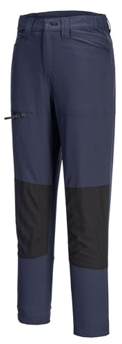 Portwest CD887 WX2 Eco Womens Stretch Work Trousers Navy | Navy, 30 Waist, 4-Way Stretch, Reinforced Knees, Extendable Leg, Lightweight, Sustainable