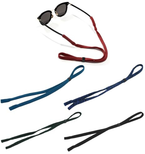 5 Stück Sportbrillenband, Schwimmfähiges Brillenband, Gläser Retainer Strap Band, Brillenband für Sportbrillen und Sonnenbrillen, Anti-Verlust Brillenbänder, für Wassersport