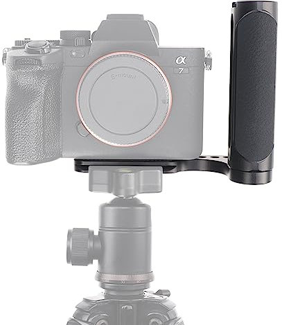 FOTGA Poignée latérale universelle, stabilisateur de poignée + plaque de trépied Arca-Swiss pour Canon Nikon pour appareils photo reflex numériques Sony R8 R50 R100 R7 A7RV A7IV A7C A7CR S5 GH6 Z8 Z7