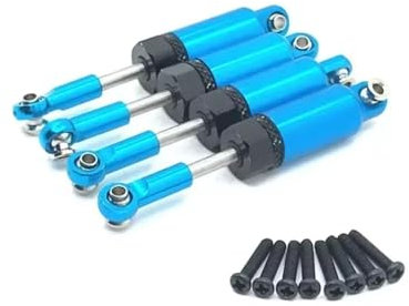 JYYTERD Kompatibel Mit HS 18301 18302 18311 18312 18321 18322 1/18 RC Auto Upgrade Teile Stoßdämpfer Öl Dämpfer RC Stoßdämpfer(Blue)