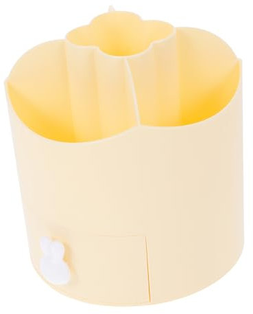 Gadpiparty Rotating Desktop Pen Holder Pencil Pen Organiser Desk Makeup Brush Holder Space-saving Desktop Organiser Shelf