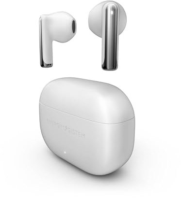 Energy Sistem StyleBuds – Auriculares Bluetooth con ESmart Connect, Carga rápida, 25 Horas de batería, Resistencia al Agua IPX4 y Hecho de plástico Reciclado.