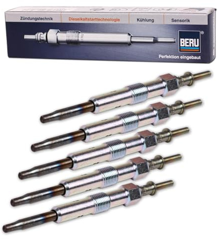 5x Beru Glühkerze | GN046 passend für T5 Transporter Kasten + Touareg