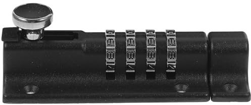 NAMOARLY Chiavistello con Combinazione senza Chiave Inox Serratura Scorrevole Resistente per Porte Esterne Cancelli Armadietti e Casette Facile da Installare e Codice Colore