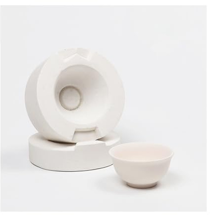 KXKJRYB Stampi in Gesso per Tazze di Ceramica Cilindrico Completo per Principianti Fai da Te Riutilizzabile Fusione A Colaggio-B