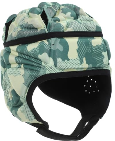 Aboofan Casque De Rugby Camo en Mousse Eva Et Polyester 29.00X21.00X3.80cm | Mousse Eva Et Polyester, Oreilles ProtéGéEs, RéGlage ÉLastique, Respirant