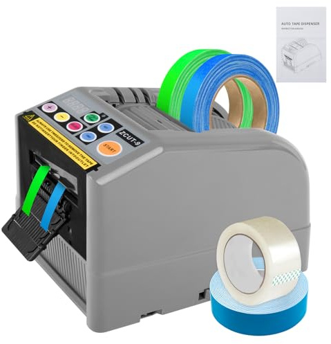 Automatischer Klebebandabroller Zcut-9, Verbesserter Automatischer Bandabroller mit Silikongetriebe, für starke Klebebänder, Bandbreite 6-60mm Länge 5-999mm, für Büro