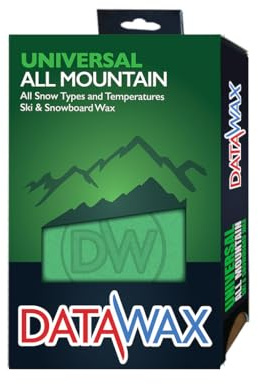 DataWax Universel All Mountain Cire de Ski Unisexe, Vert, 110g